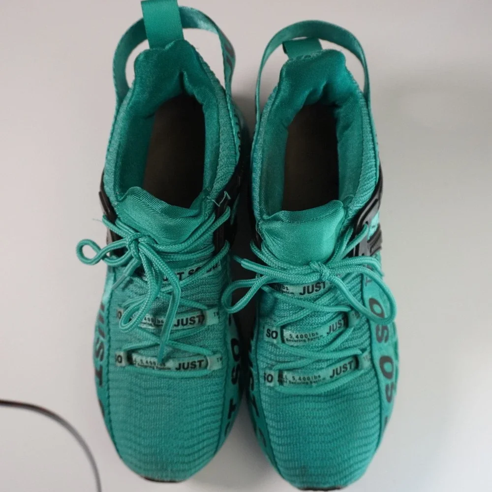 Teal Green Running Shoes‎ Sneakers Just So Lightweight Athletic Size 7 (38)